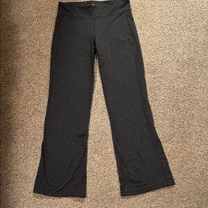 Athleta Dark Grey Heather Flared Yoga Pants
